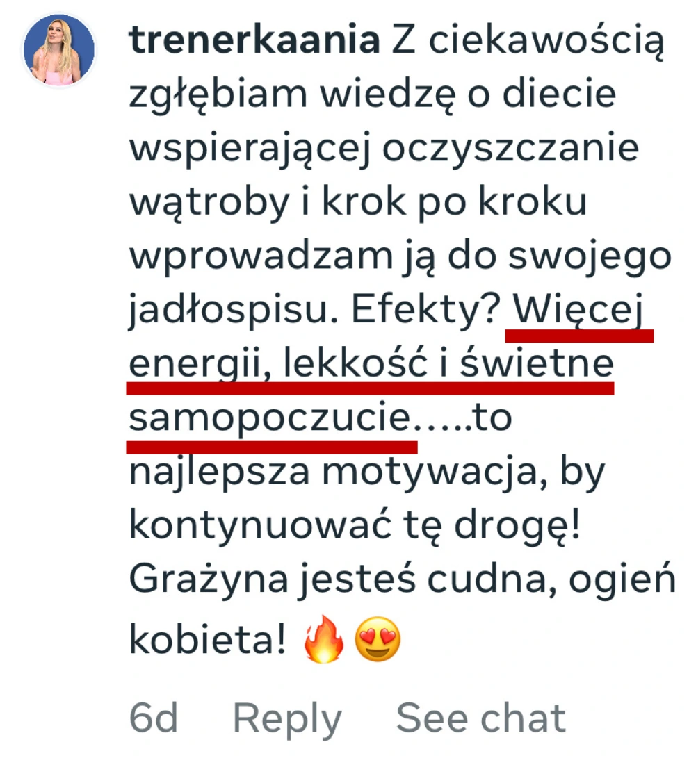 opinia i rezultaty klientki 1