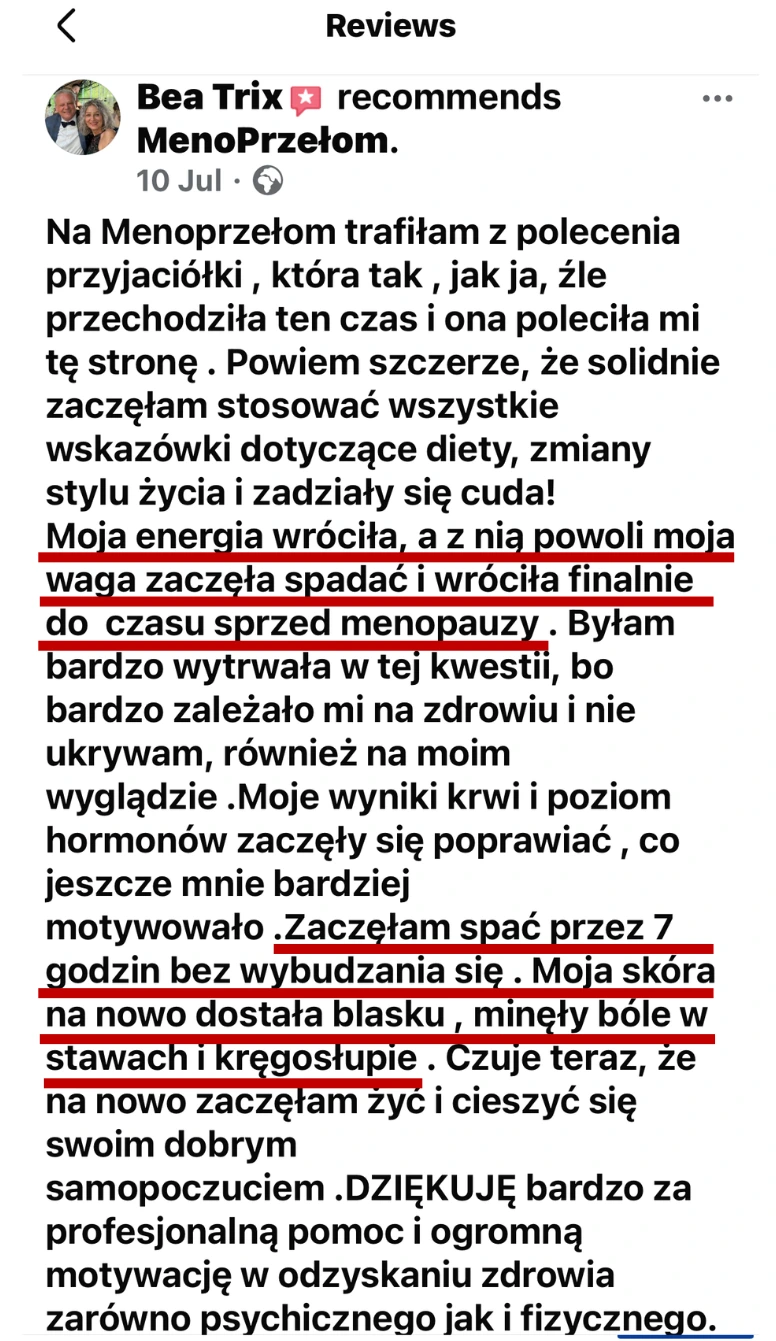 opinia i rezultaty klientki 5